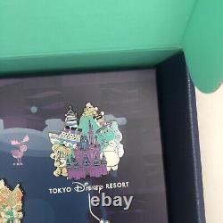 New D23 Exclusive Gold Member Around The World Of Disney Parks Pin Set