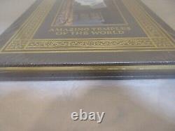New Easton Press Leather Bound Book Amazing Temples of the World Sealed
