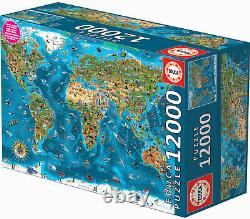 New Educa Jigsaw Puzzle 12 000 Pieces Tiles Wonders of the World