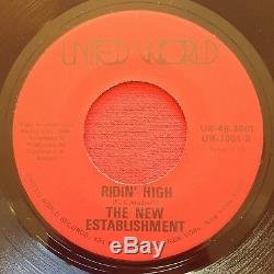 New Establishment-slums Of The City-rare Northern Soul Funk 45 Nm United World