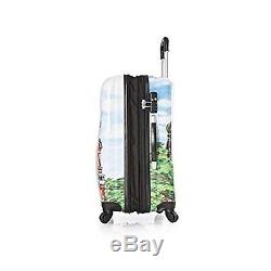 New Heys Wonders of the World-multi-color 3 Piece Spinner Luggage Set