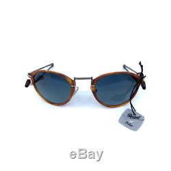 New Persol Model 3075-s Topaz Folding BEST BRAND IN THE WORLD OF SUNGLASSES