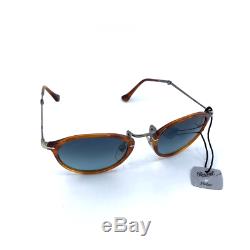 New Persol Model 3075-s Topaz Folding BEST BRAND IN THE WORLD OF SUNGLASSES