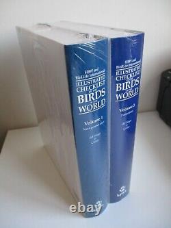 New & Sealed ILLUSTRATED CHECKLIST BIRDS OF THE WORLD Volumes 1 & 2 DEL HOYO HBW