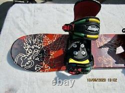 New Snowboard 101cm Bindings Jr. Disney's Pirates Of The Caribbean Worlds End