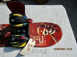 New Snowboard 101cm Bindings Jr. Disney's Pirates Of The Caribbean Worlds End