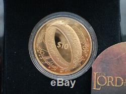 New Zealand -2003 Gold $10 Proof Coin- The Lord of the Rings Gold Proof Coin