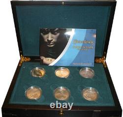 New Zealand 2003 The Lord of the Rings Silver Proof Coin Set! Rare