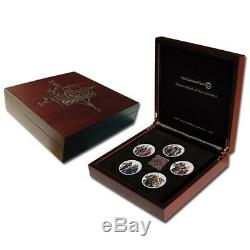 New Zealand 2013 Silver Proof 5 Coin Set The Hobbit The Desolation of Sma