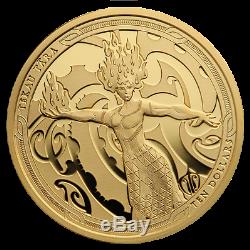 New Zealand- 2019- Gold Proof Coin Set- Maui and the Goddess of Fire