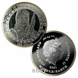 New Zealand 2021 The Lord of the Rings Silver Proofs- The Fellowship
