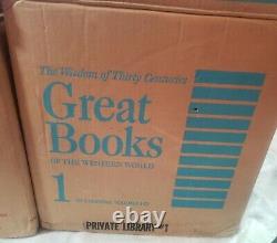 New in Box Britannica Great Books of The Western World Complete Set 54 1952 1982