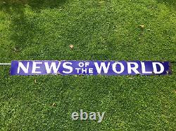 News Of The World Sign