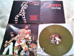 News Of The World Tour 2020 Limited Edition Triple Olive Green LP By Queen