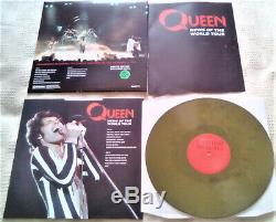 News Of The World Tour 2020 Limited Edition Triple Olive Green LP By Queen