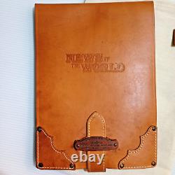 News of The World Goldfold leather Capt Kidd Telegraph Tom Hanks Rare