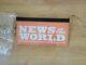 News Of The World Original Old Metal Advertising Sign Collectable/vintage Light