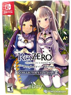 Nintendo Switch REZERO Prophecy Of The Throne Collectors Edition UK