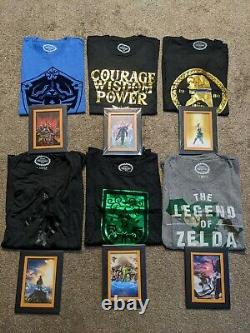Nintendo World Store New York The Legend of Zelda T Shirt and Art Cel Sets