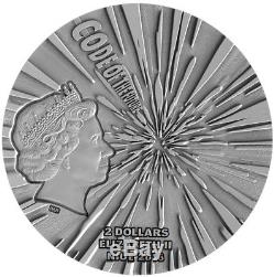 Niue Code Of The Future Year 2016 Silver 999 2 Oz Speed Of The Light New