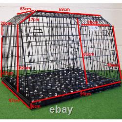 OUTLET PET WORLD 38XL Double sloping travel car pet puppy dog crate cage