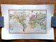 Original 1823 Chart Of The World Ostell Hand Coloured Map New Holland