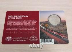 Original Australia 50 cents 2019 Celebration 90 years of the Ghan Coin
