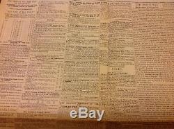 Original First Addition The News Of The World 1st October 1843