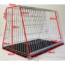 PET WORLD Range Rover Evoque Travel car sloping pet puppy dog crate cage