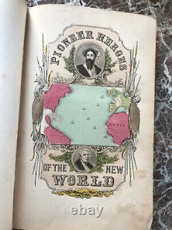 Pioneer Heroes of the New World, Henry Brownell 1855 Hand-Colored PlatesMormon