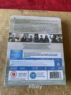 Pirates of the Caribbean At Worlds End Zavvi Blu Ray Steelbook New & Sealed
