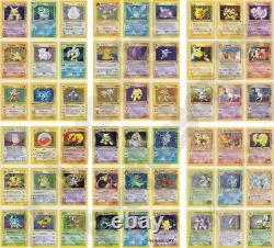 Pokemon Cards EXTREMELY RARE VINTAGE BASE ERA OUT OF PRINT COMPLETE SETS 1996+