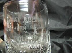 Presentation Award News of the World Sport Event England Flint Glass Mug #3