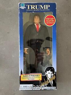 President Donald Trump Signed Talking Doll Rare in box NEW