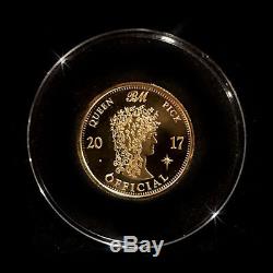 QUEEN BRIAN MAY Limited Edition GOLD'News Of The World' Sixpence 2017