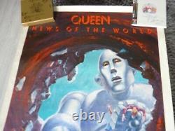 QUEEN, Freddie Mercury, Roger Taylor, Brian May, promo News Of The World posters