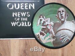 QUEEN NEWS OF THE WORLD 40th Anniversary PIC DISC 1823 /1977