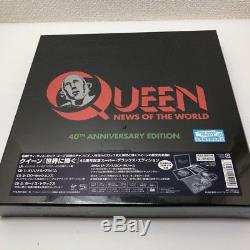 QUEEN -NEWS OF THE WORLD 40th Anniversary Super Deluxe CD + DVD + LP NEW F/S EMS