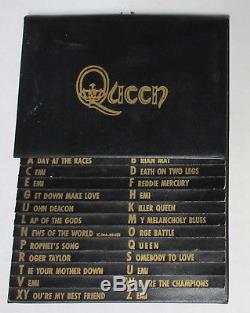 QUEEN News Of The World 1977 GERMAN Promo Only TELEPHONE BOOK Freddie Mercury VG