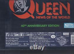 QUEEN News Of The World 40th Anniversary JAPAN SHM 3 CD +LP+dvd Super Deluxe Box