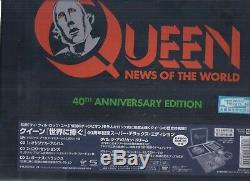 QUEEN News Of The World 40th Anniversary JAPAN SHM 3 CD +LP+dvd Super Deluxe Box