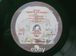 QUEEN News Of The World GREEN Coloured French 1978 Vinyl 12 LP Album France