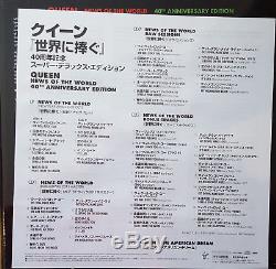 QUEEN News Of The World JAPAN 40th Anniversary Edition BOX Vinyl SHM CD rare