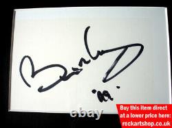 QUEEN News of the World SIGNED BRIAN MAY Autographed We Will Rock You WORLD SHIP