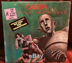 QUEEN news of the world SEALED LP orig'77 withCHAMPIONS hype sticker- MINT