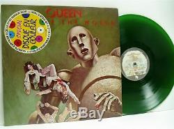 QUEEN news of the world (green vinyl) LP EX-/EX-, DC 3, vinyl album, lyric inner