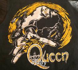Queen 1978 vintage News of the World tour shirt VG-Fine condition