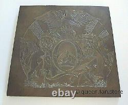 Queen A Day At The Races 1976 News Of The World 1977 Brass Embossing Plate