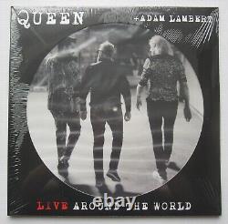 Queen + Adam Lambert Live Around The World (2 x LP) Picture Disc Vinyl Album