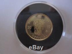 Queen Brian May' Gold' 2017 News Of The World Sixpence Plectrum Coin